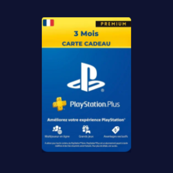 Playstation Plus Premium 3 Mois - France