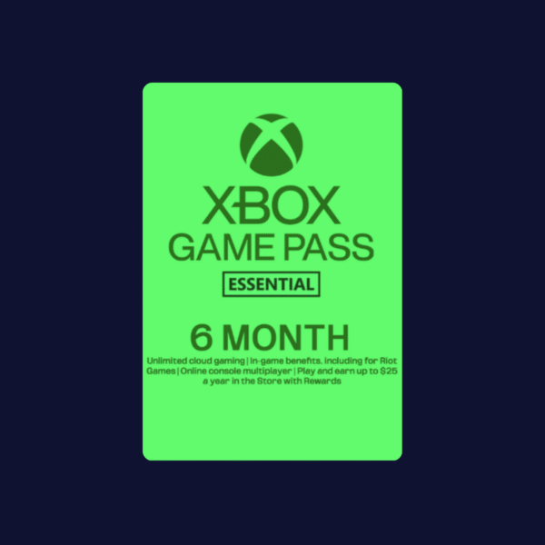 Xbox Game Pass Essentiel 6 Mois - France